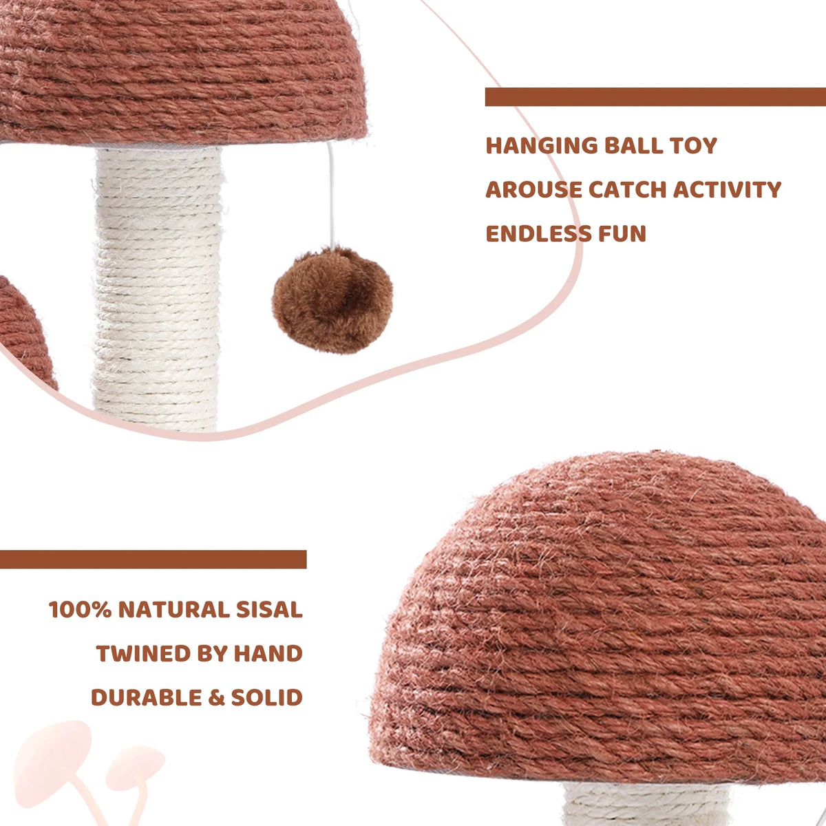 19In Sisal Cat Scratching Post