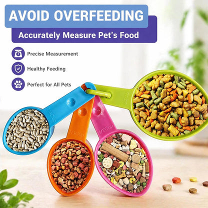 4-Piece Dog Food Scoop Set