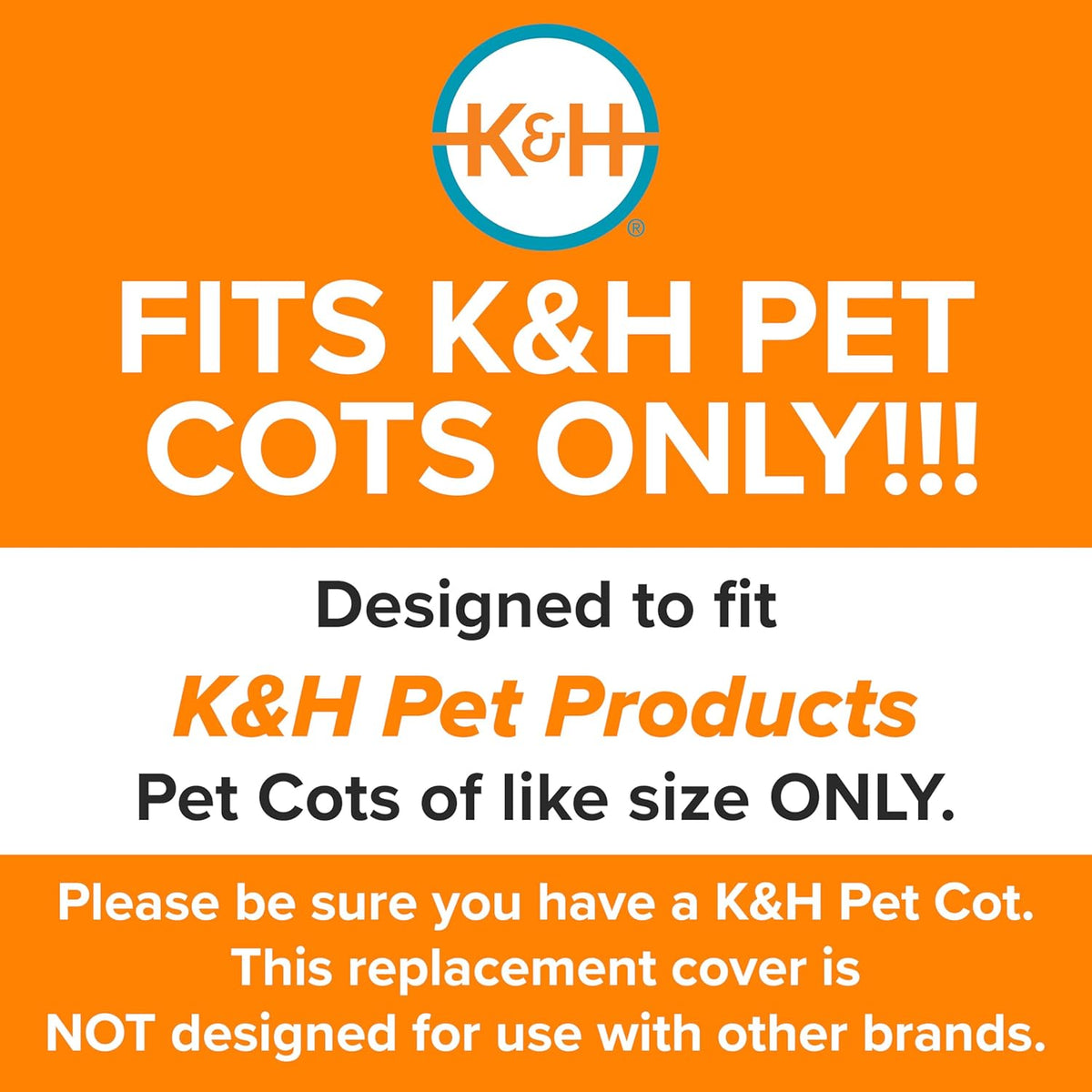 K&H Dog Cot Replacement Cover