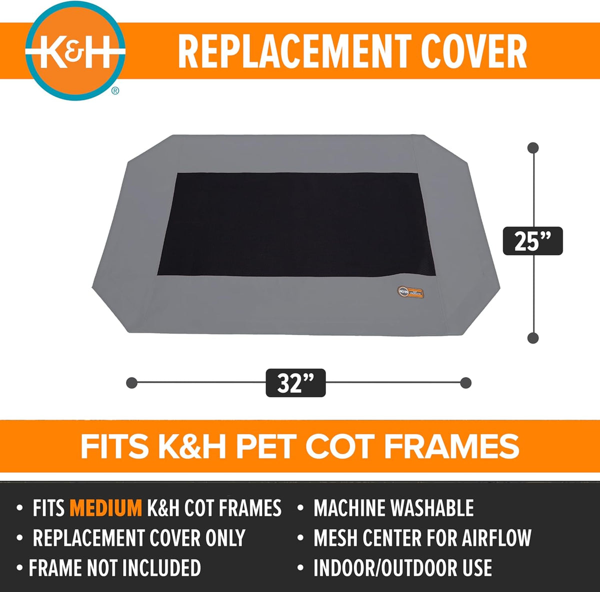 K&H Dog Cot Replacement Cover