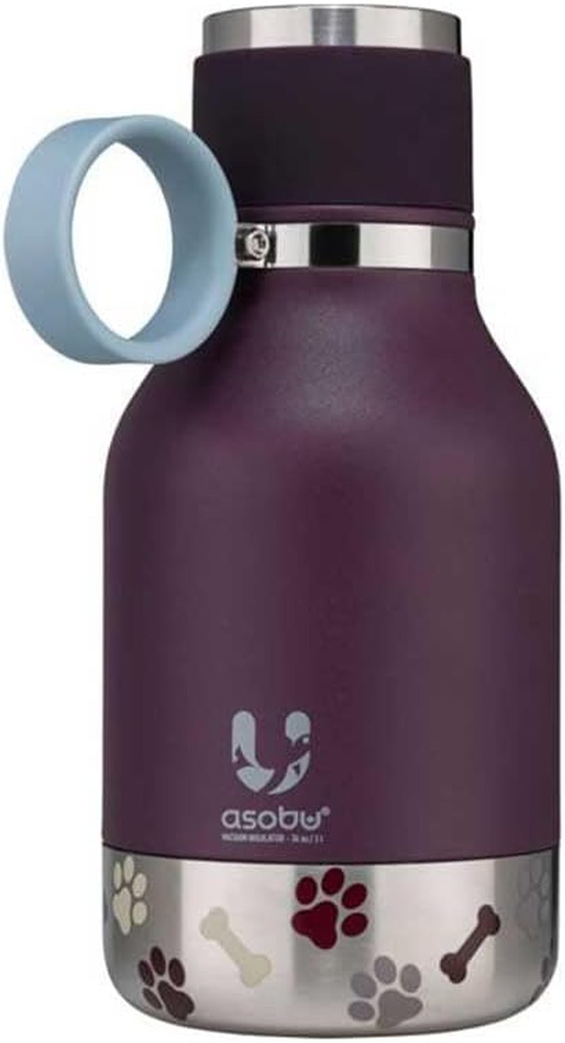 Buddy Bottle, Insulated Water Bottle W/ Dog Bowl