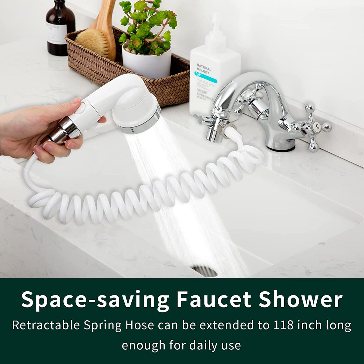 Sink Faucet Sprayer Attachment, Dog Bathing Hose Set