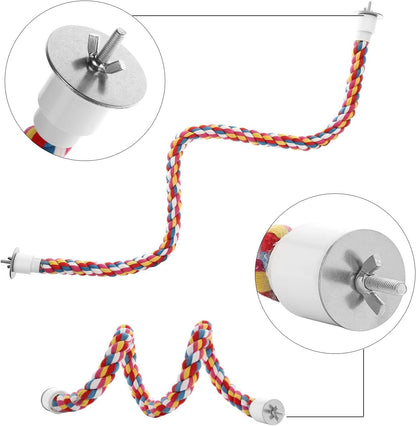 Bird Rope Bungee Perch Toy