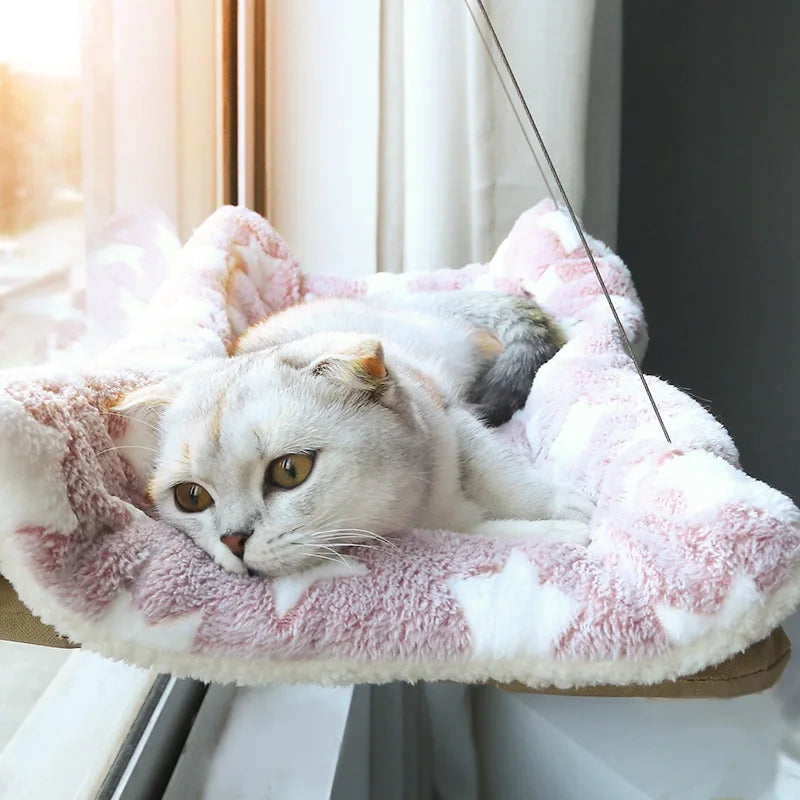 Hanging Cat Hammock Window Perch