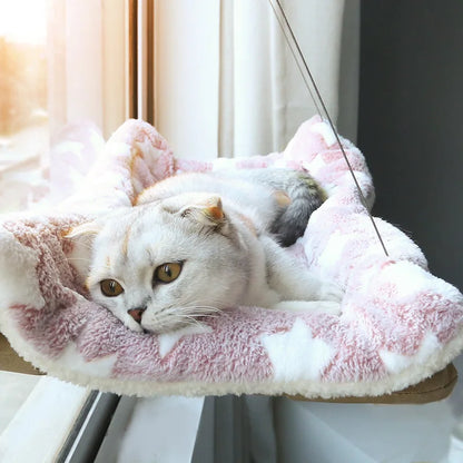 Hanging Cat Hammock Window Perch