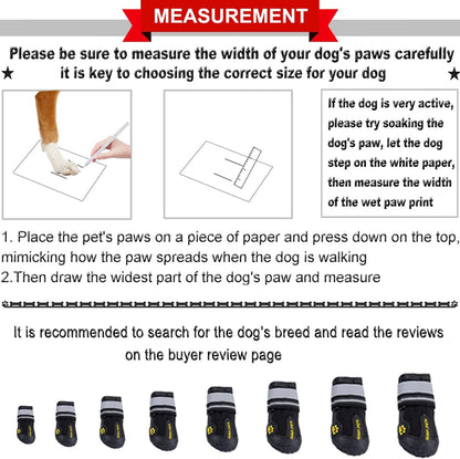 All-Weather Dog Boots (Set of 4)