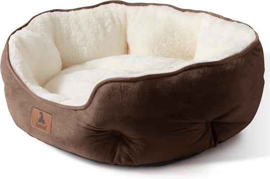 Small Dog Bed / Cat Bed, Extra Soft & Machine Washable