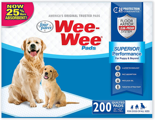 Wee-Wee Puppy Pee Pads (200Ct)