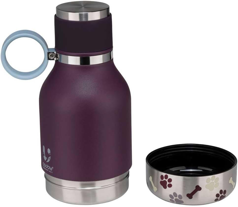 Buddy Bottle, Insulated Water Bottle W/ Dog Bowl