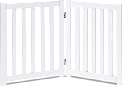Solid Wood Freestanding Pet Gate