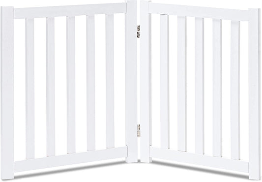 Solid Wood Freestanding Pet Gate