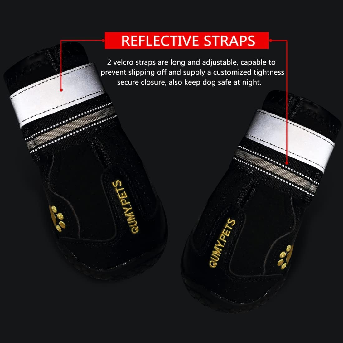 All-Weather Dog Boots (Set of 4)
