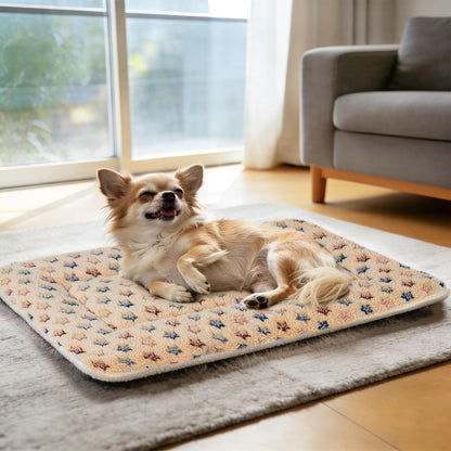 Star-Print Dog Crate Pad