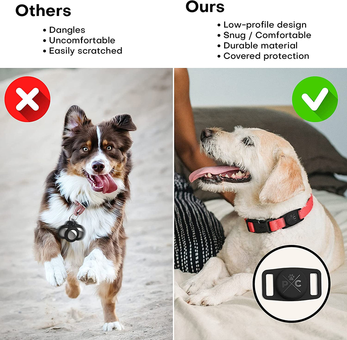 Airtag Dog Collar Holder
