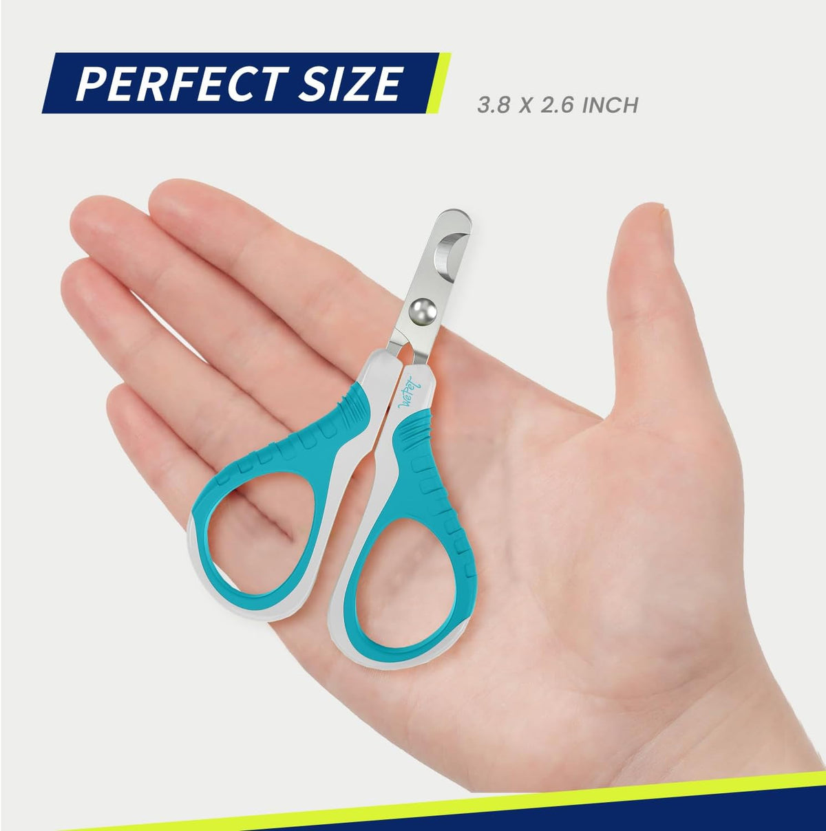 Pet Nail Clippers, Professional Bended Scissor Trimmer