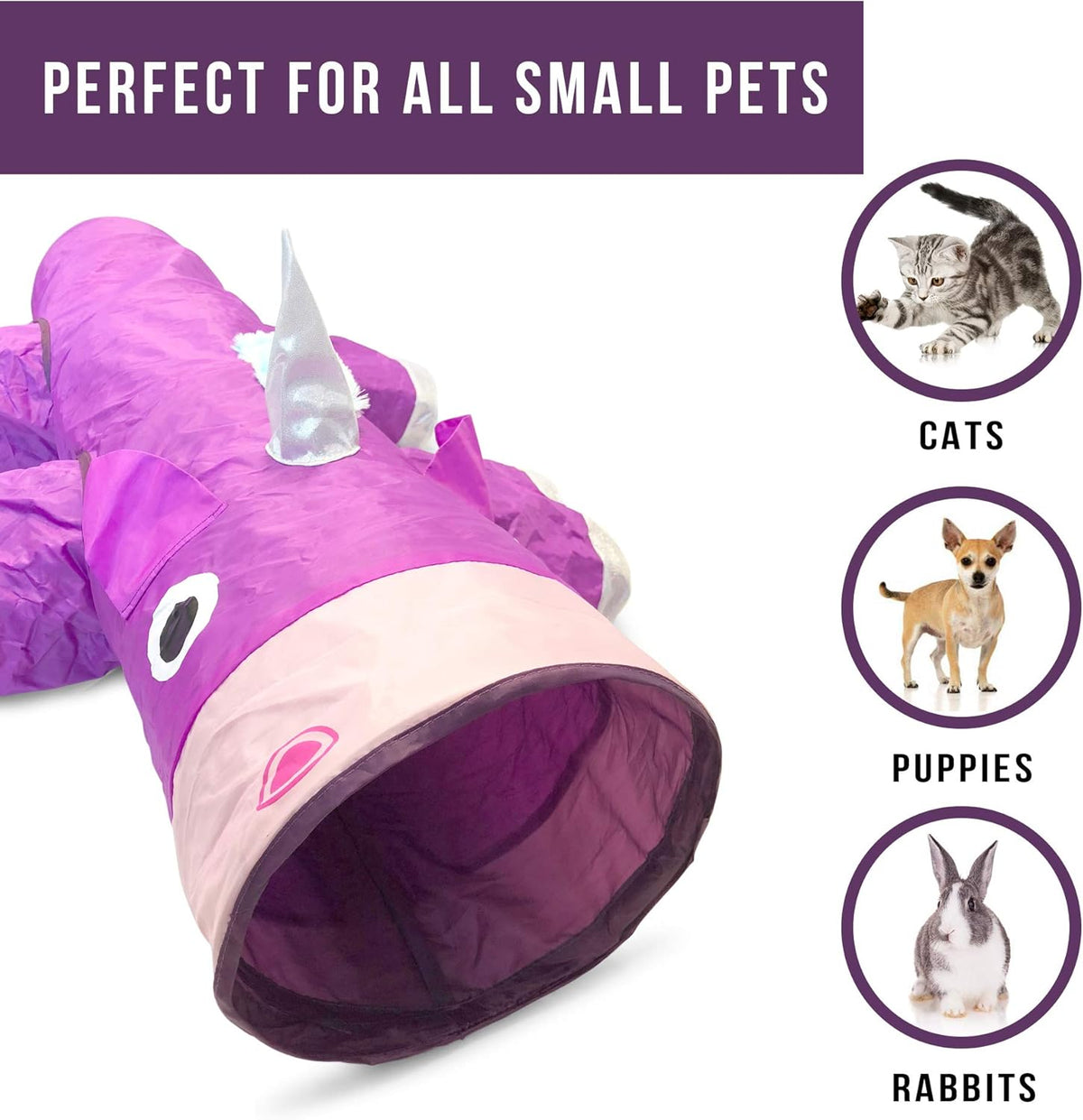Multi-Cat Tunnel W/ Toy