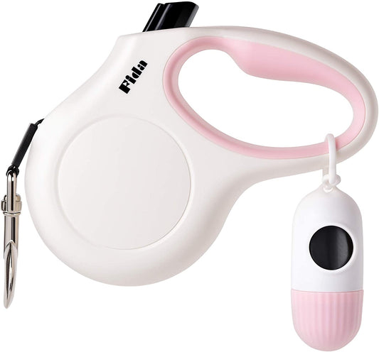 Retractable Dog Leash XS 10Ft W/ Dispenser & Poop Bags