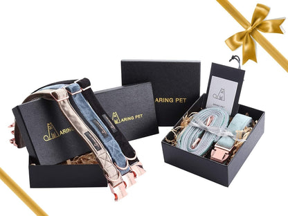 Velvet Collar & Leash Set