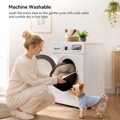 Small Dog Bed / Cat Bed, Extra Soft & Machine Washable