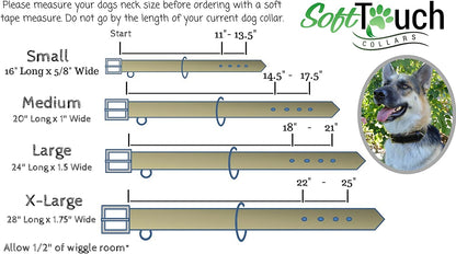 Padded Leather Dog Collar