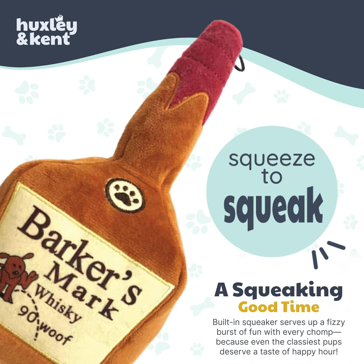 Squeaky Plush Dog Toy