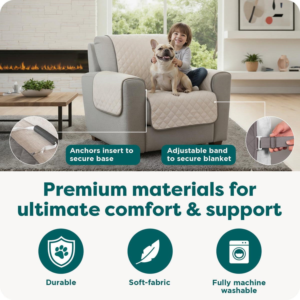 Water-Resistant Sofa Cover