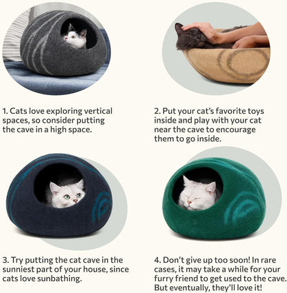 Premium Felt Cat Cave