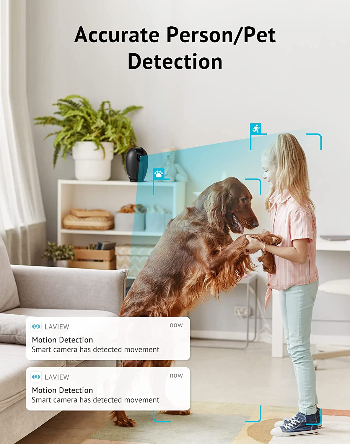 Wifi Pet Camera W/ 2-Way Audio