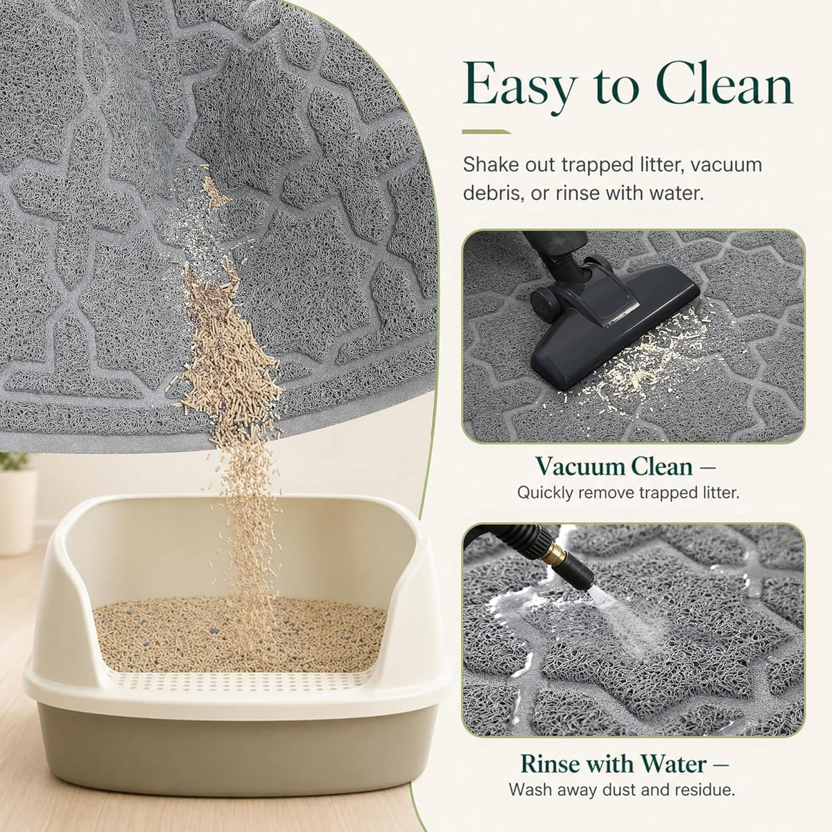 Waterproof Cat Litter Trapping Mat