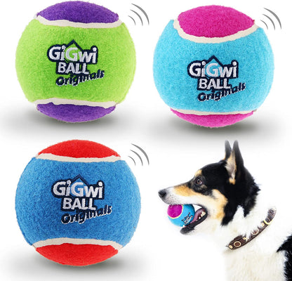 Squeaky Bouncy Tennis Balls (3-Pack)