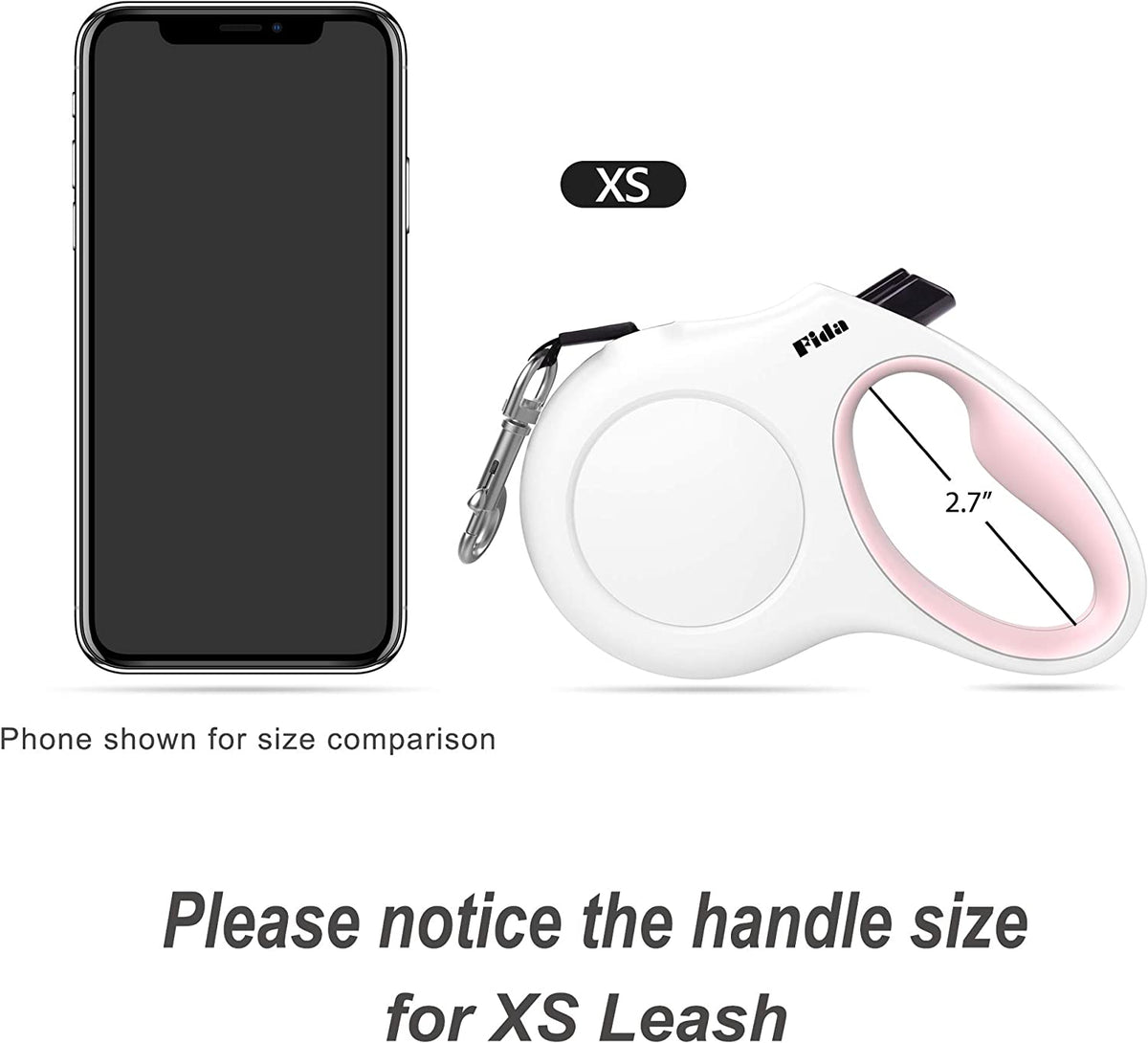 Retractable Dog Leash XS 10Ft W/ Dispenser & Poop Bags