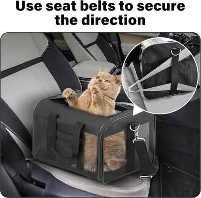 Pet Travel Carrier, Soft-Sided, Airline Approved