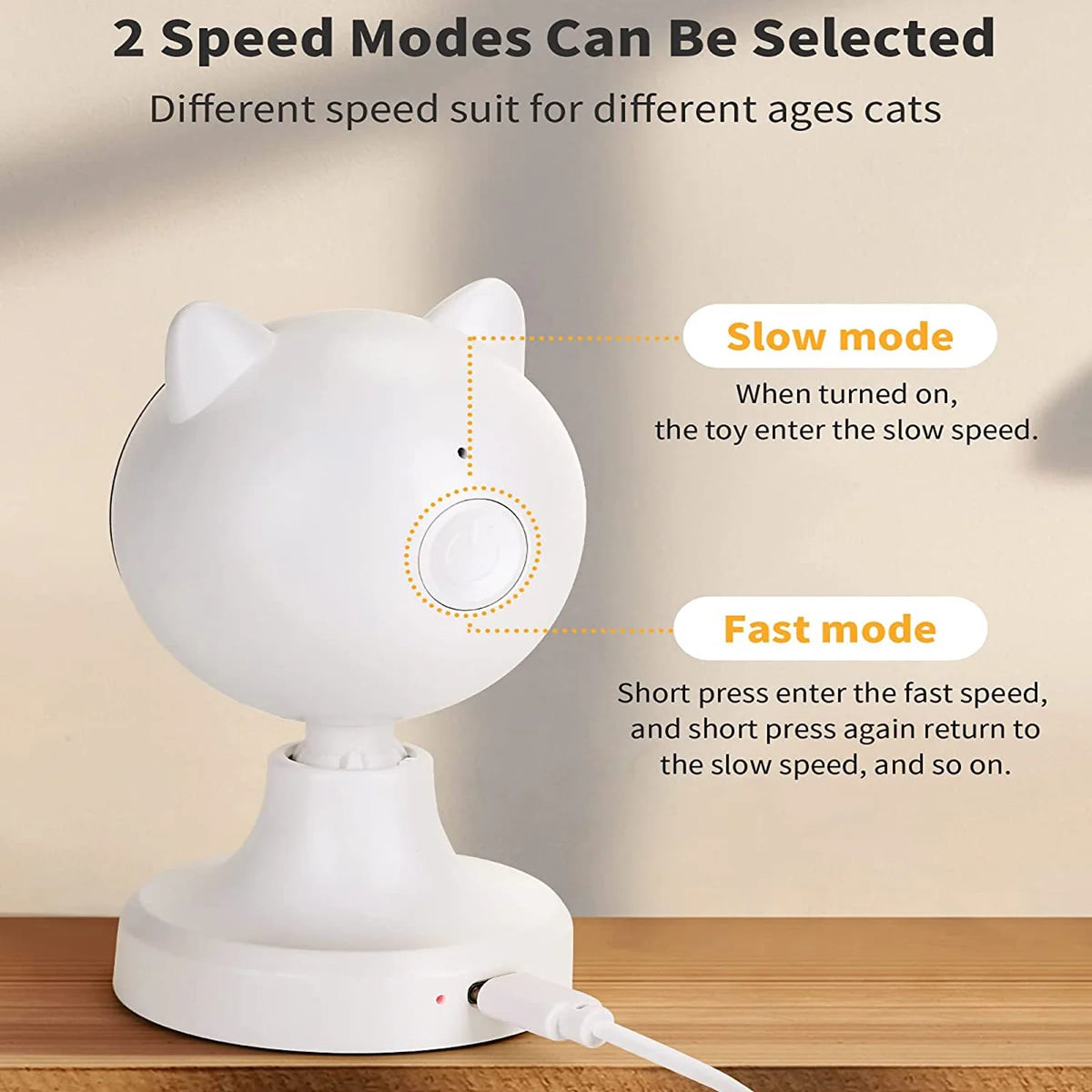 Automatic Cat Laser Toy, Interactive for Indoor Cats