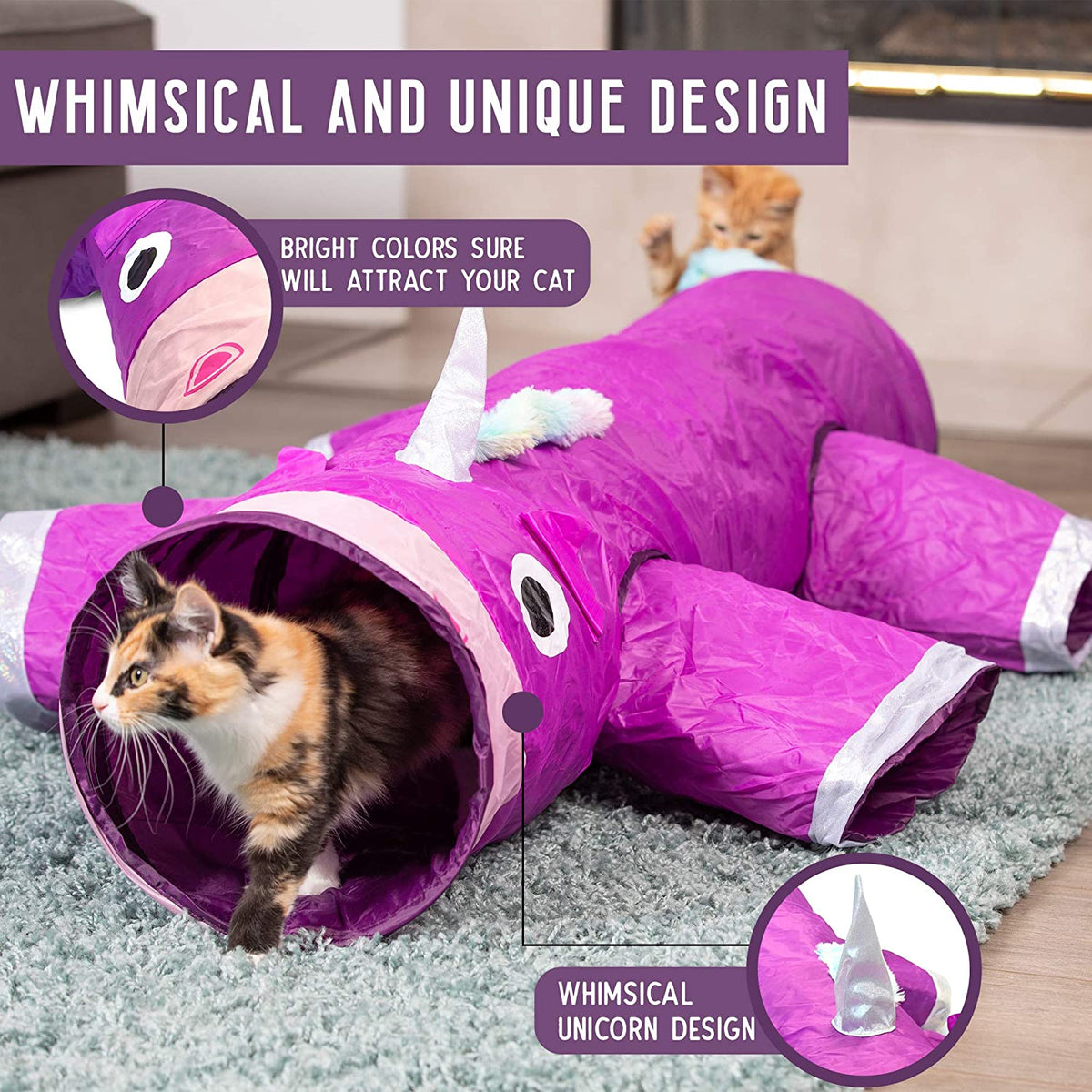 Multi-Cat Tunnel W/ Toy