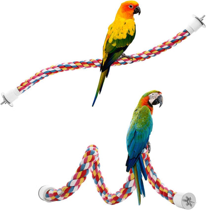 Bird Rope Bungee Perch Toy