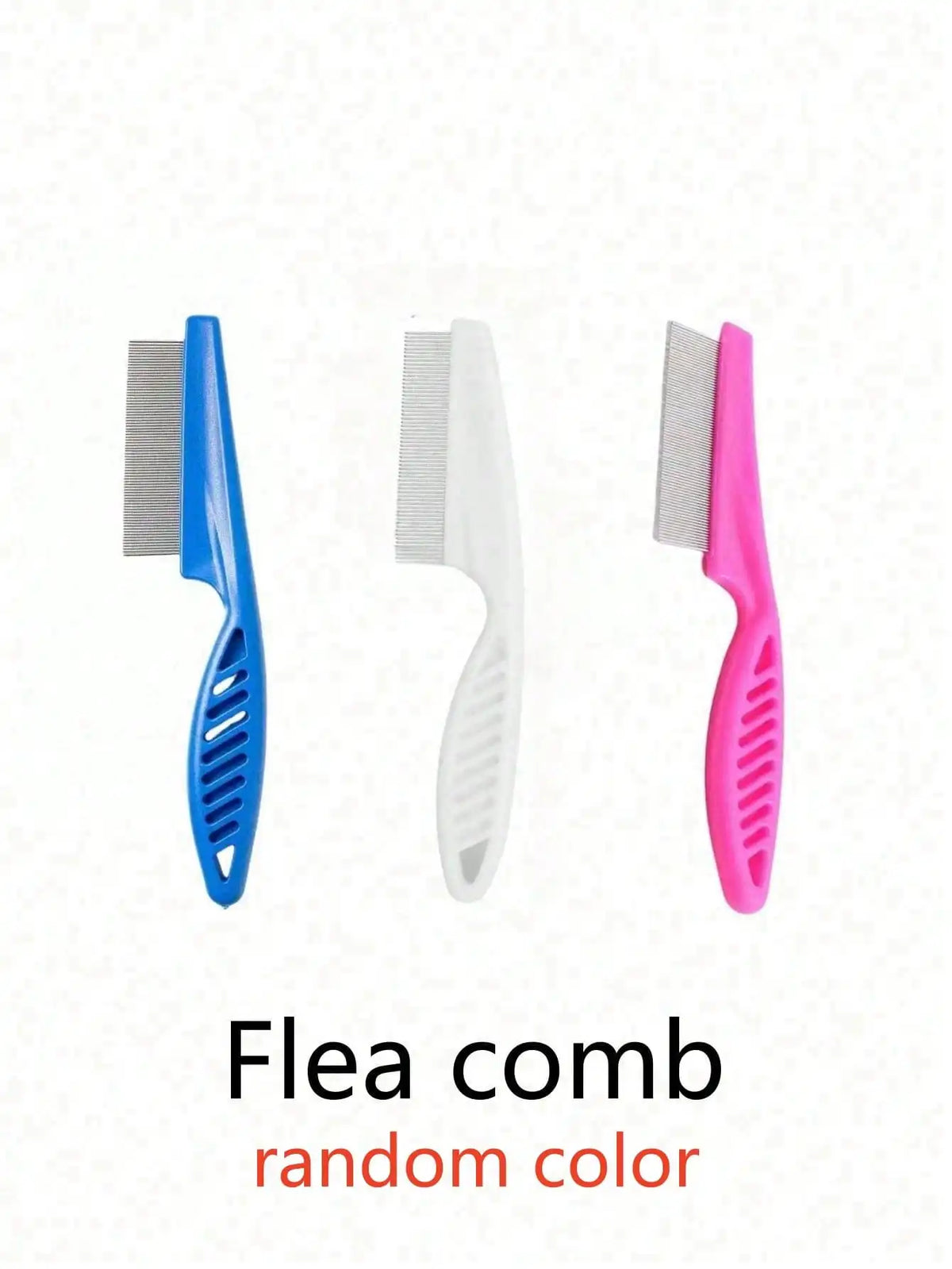 1Pc Dog Brush, Cat Brush, Flea Comb, Automatic Cleaning Brush, Pet Grooming Brush, Pet Massage Brush, Shedding Grooming Brush