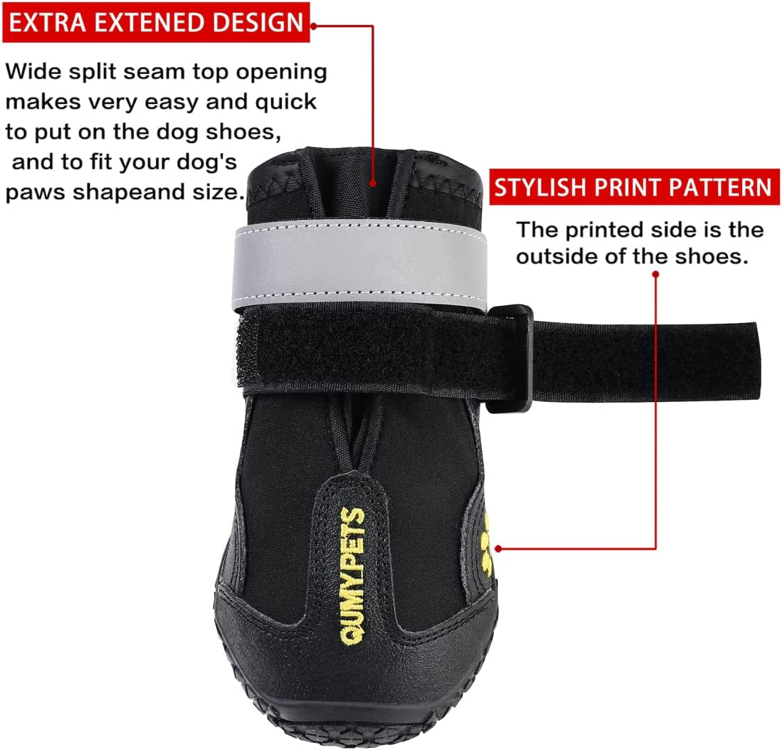 All-Weather Dog Boots (Set of 4)