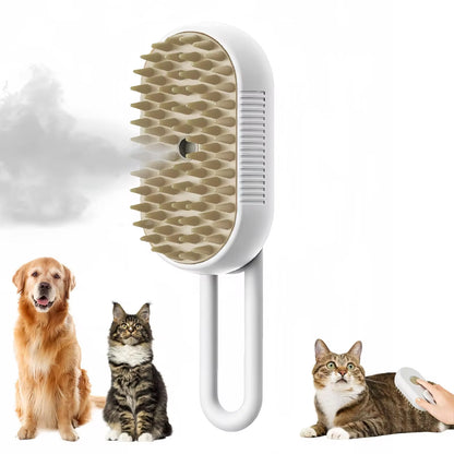 3-In-1 Electric Steam Grooming Brush