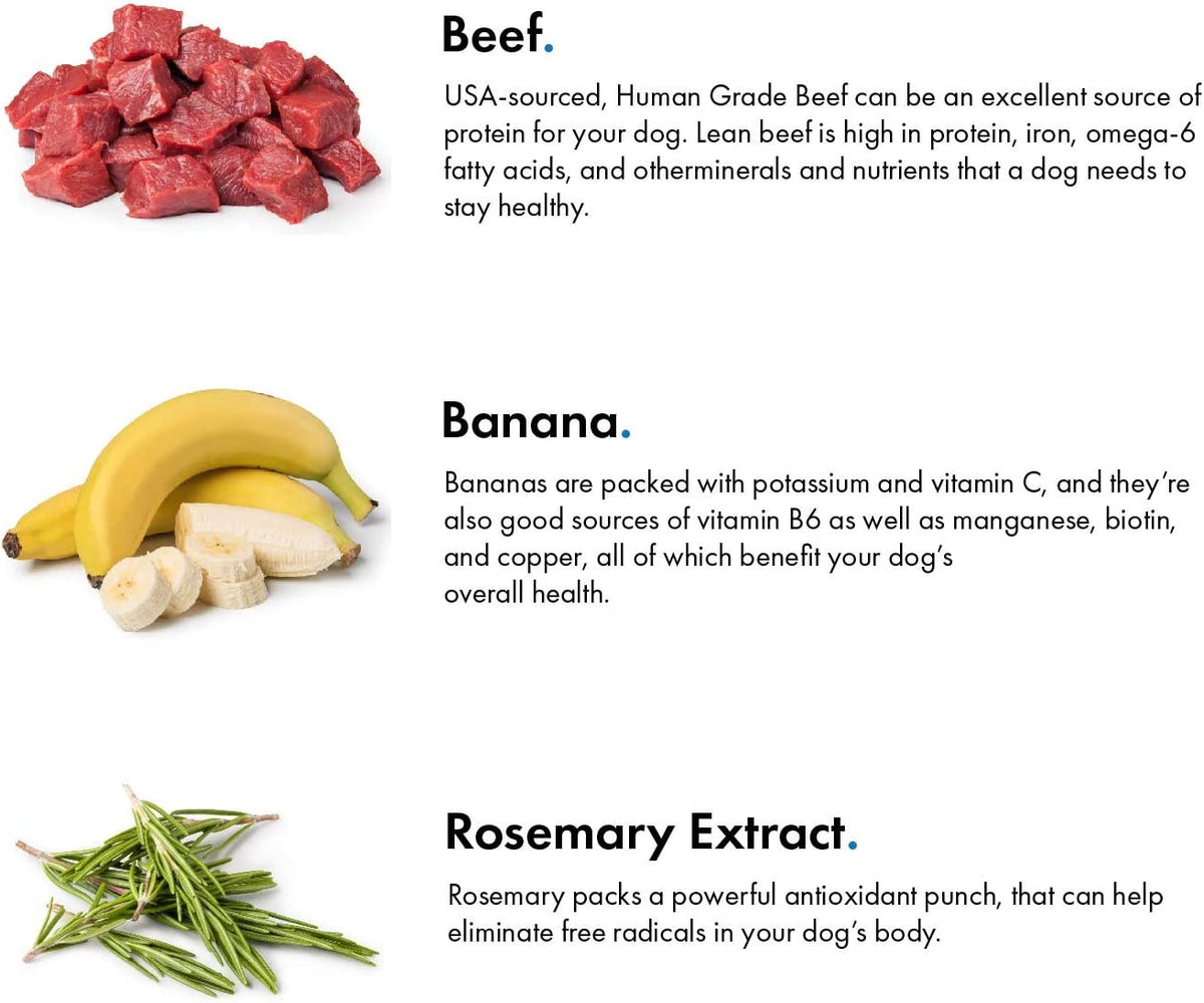 Beef & Banana Human-Grade Dog Jerky