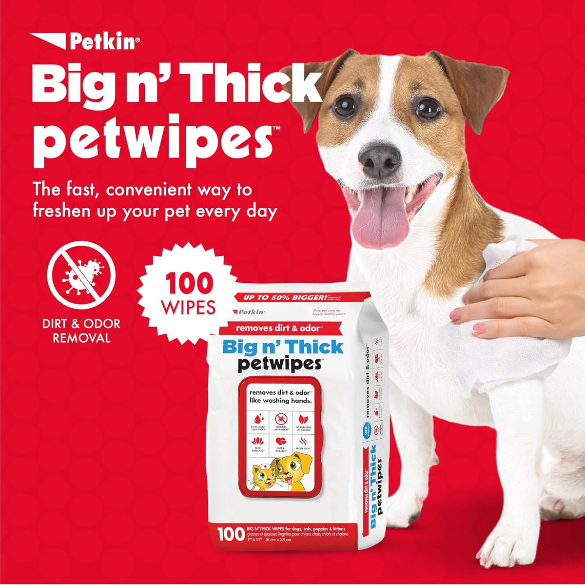Large Pet Wipes (100Ct)