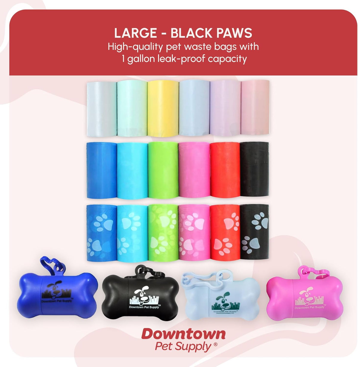 Poop Bags W/ Dispenser