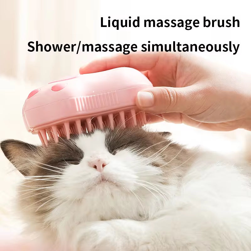 3-In-1 Electric Steam Grooming Brush