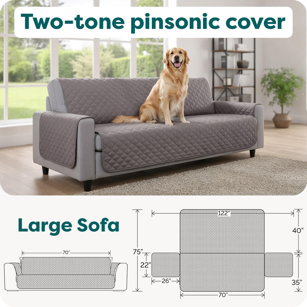 Water-Resistant Sofa Cover
