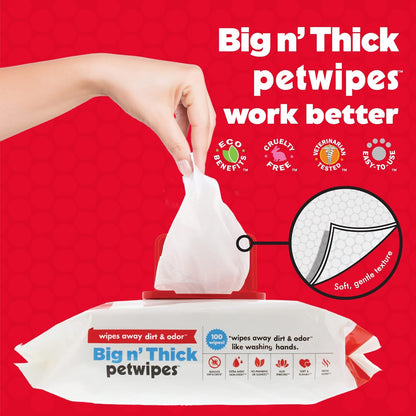 Large Pet Wipes (100Ct)