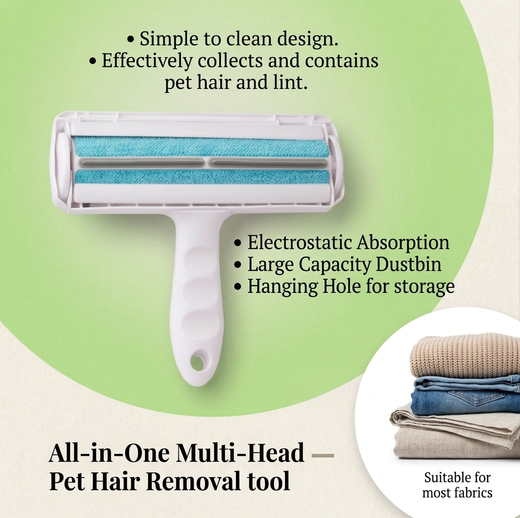 Reusable Pet Hair Remover Roller