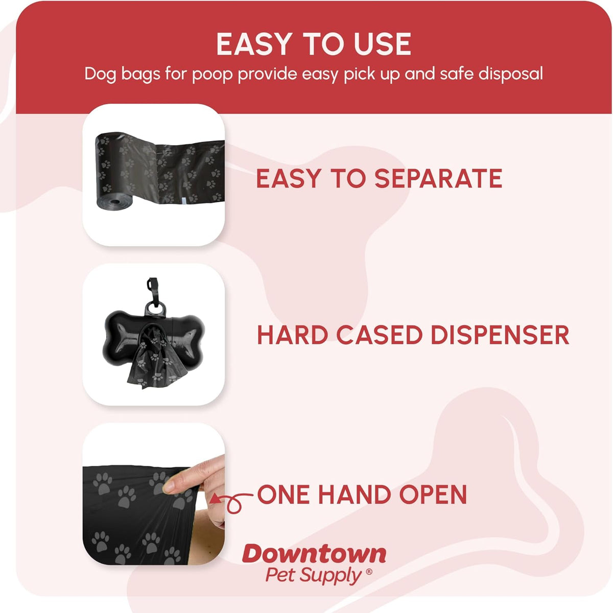 Poop Bags W/ Dispenser