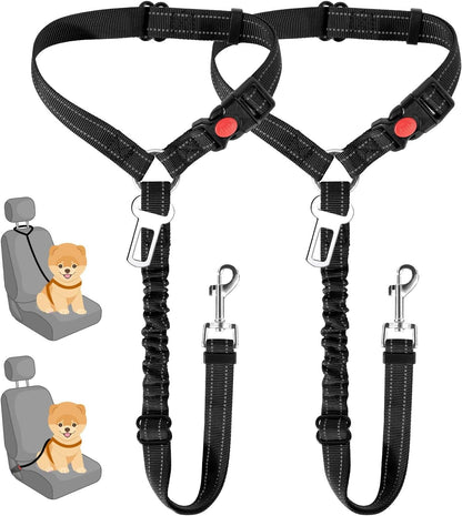 2-Pack Dog Car Seat Belt