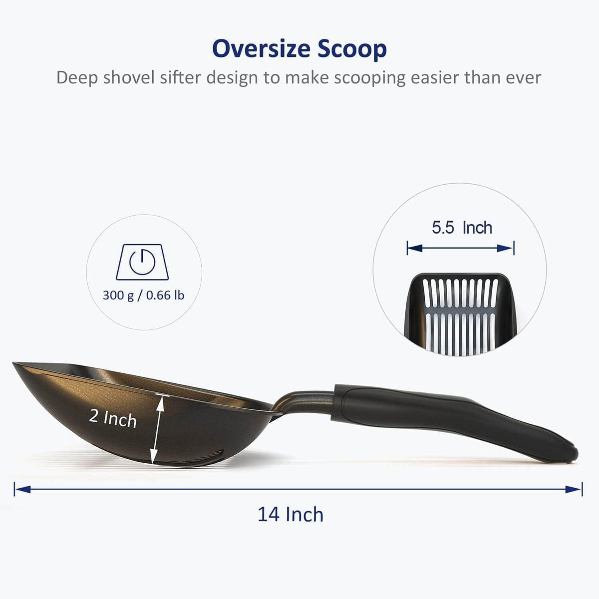 Aluminum Cat Litter Scoop