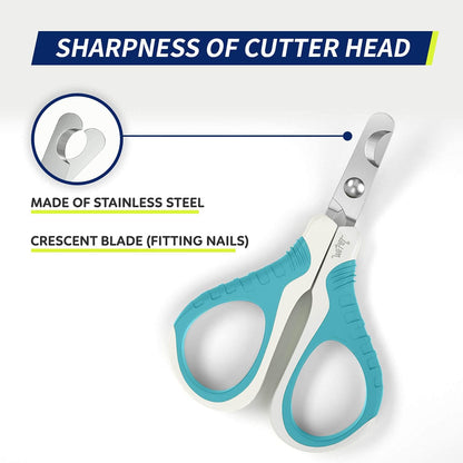 Pet Nail Clippers, Professional Bended Scissor Trimmer