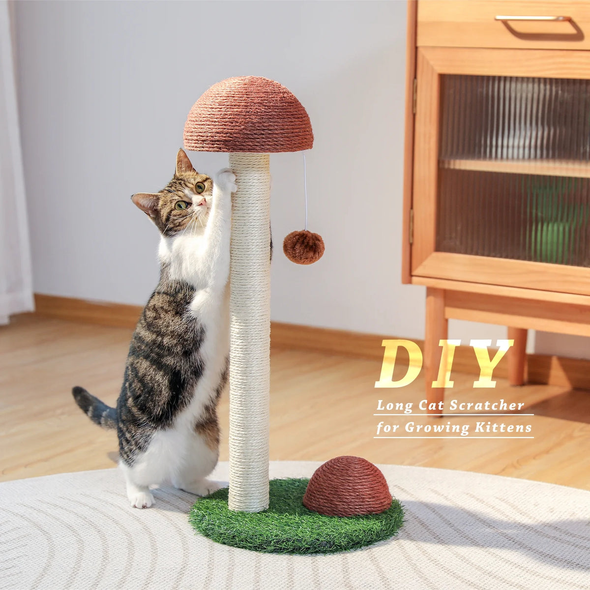 19In Sisal Cat Scratching Post